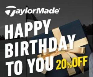 テーラーメイド 誕生日クーポン